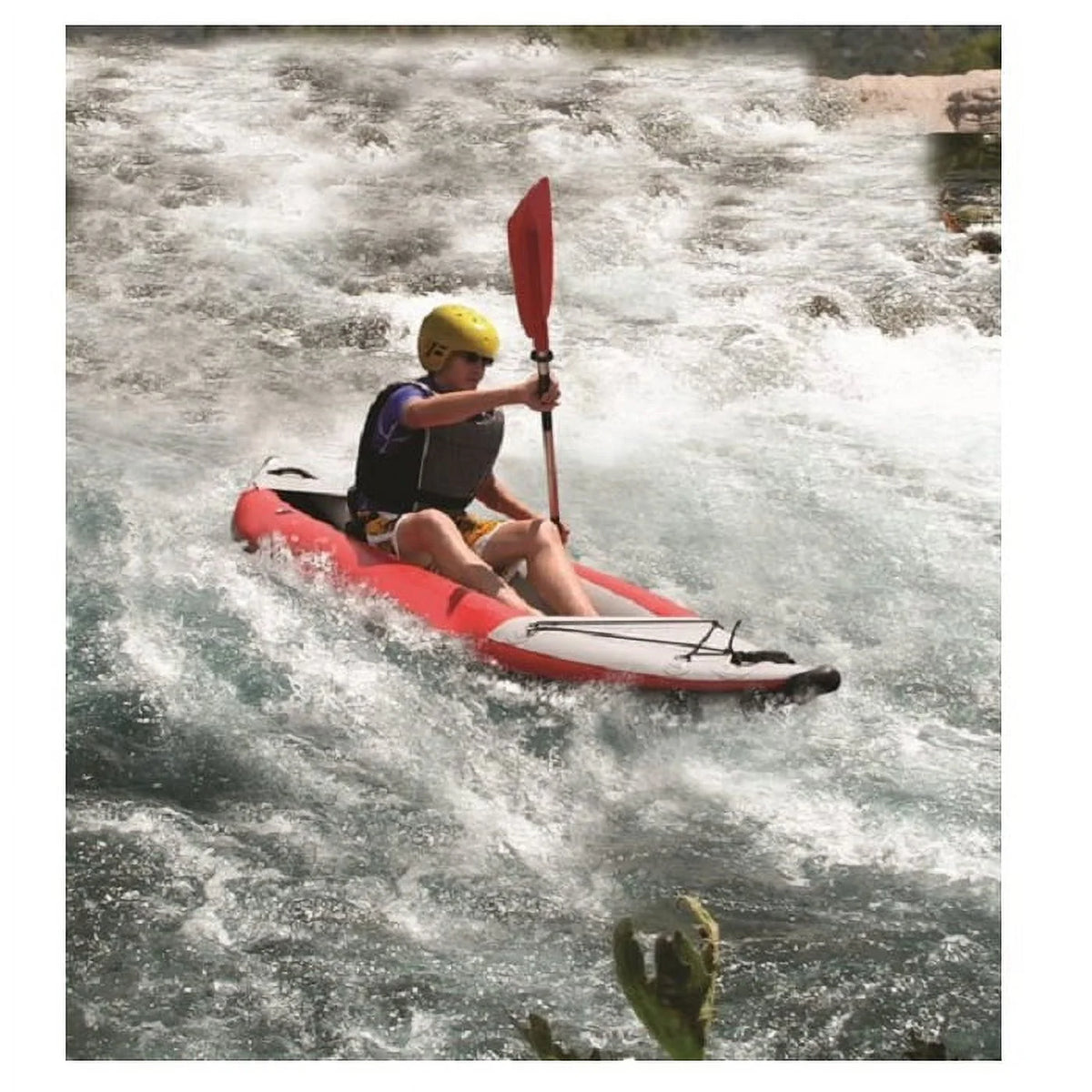 Inflatable Whitewater Kayak, 114-Inch U218