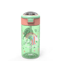 18 ounce Reusable Plastic Water Bottle with Push-button lid T63804