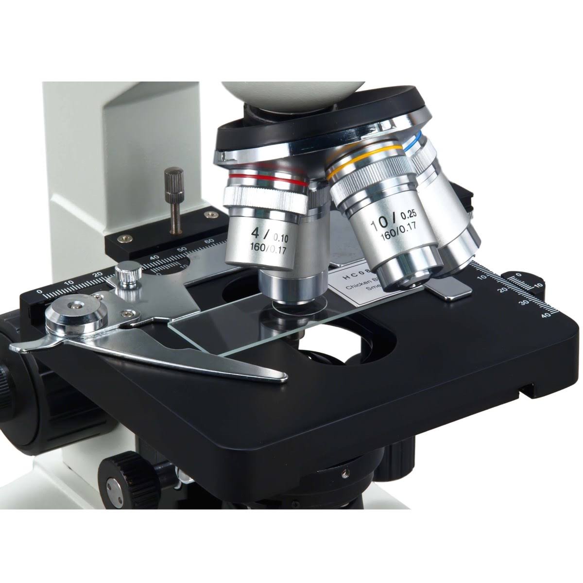 40X-2500X Lab Binocular Biological Compound LED Microscope with Vinyl Carrying Case R1589