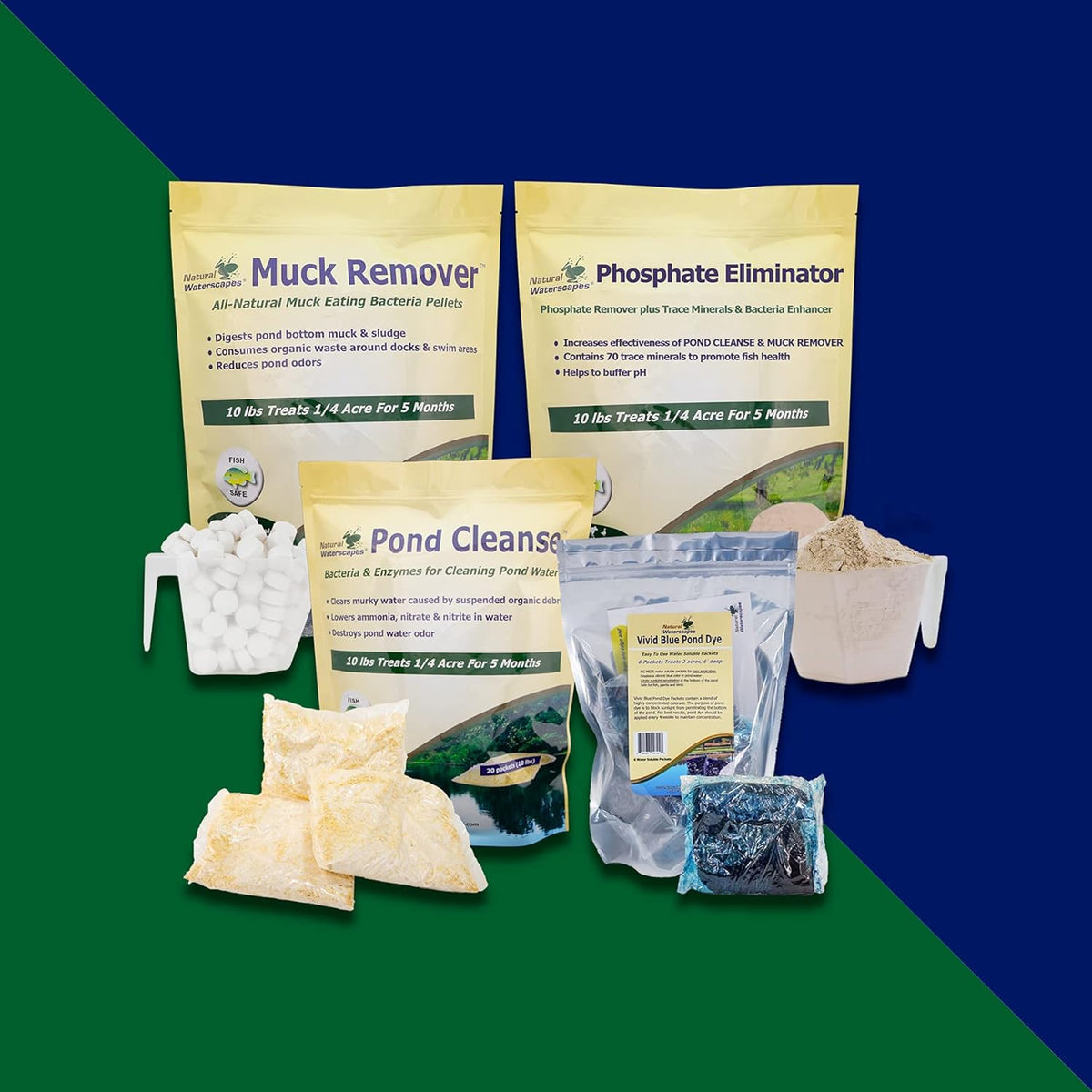 Clean Pond Maintenance Kit for 1/4 Acre I429298