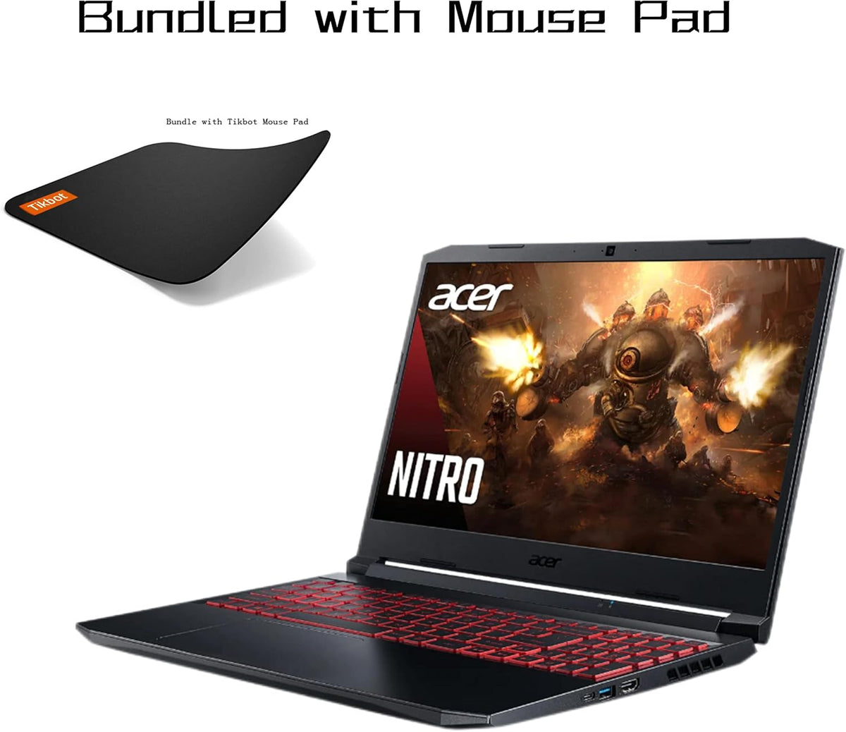 15.6" 144Hz FHD IPS Display Gaming Laptop with AMD Octa-Core Ryzen 7 5800H, GeForce RTX 3060, 16GB RAM, 1TB PCIe SSD G5994