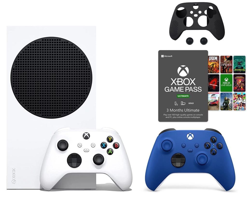 Xbox Series S 512GB SSD All-Digital Console with Two Wireless Controllers and Xbox 3 Month Game Pass Ultimate P2902