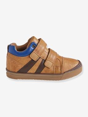 Camel High Top Trainers with Touch Fasteners V477125