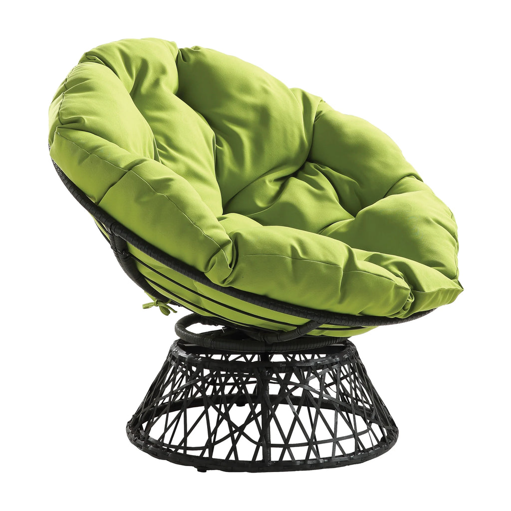 Purple Woven Wicker Papasan Chair G1146