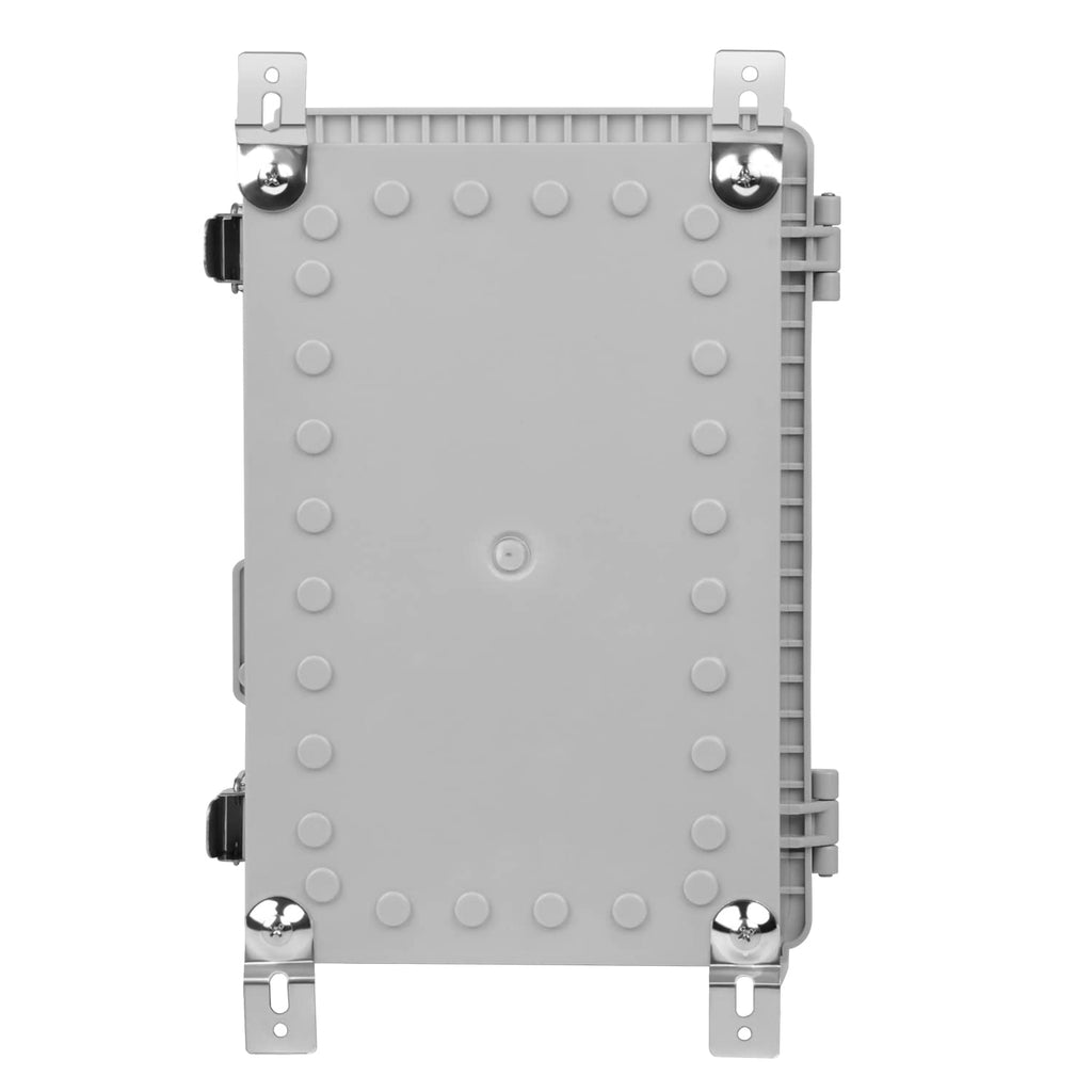 Waterproof Hinged Clear Cover ABS Plastic Junction Box, Pack of 2 L69865