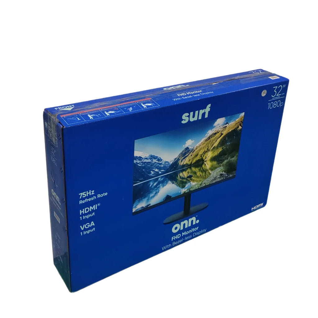 32" FHD 75hz Bezel-Less Office Monitor, Black C537