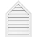 Peaked Top Surface Mount PVC Gable Vent D831