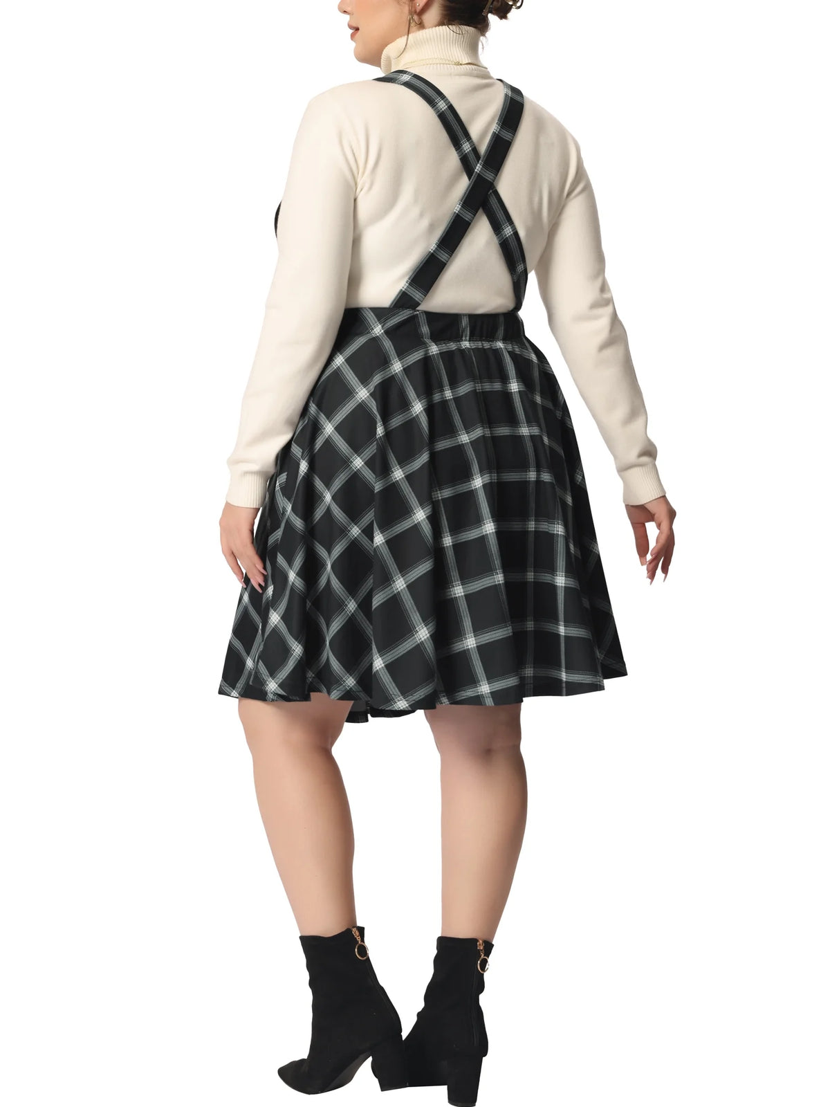 Plaid Overalls D197756
