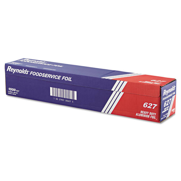 Heavy Duty Aluminum Foil Roll, 24x22 x 1000 ft, Silver R30292