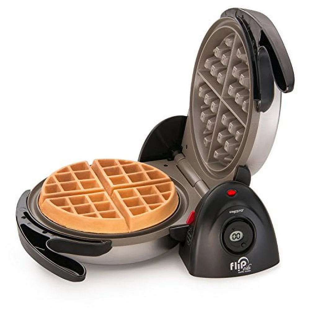 Black Ceramic Belgian Waffle Maker Q128