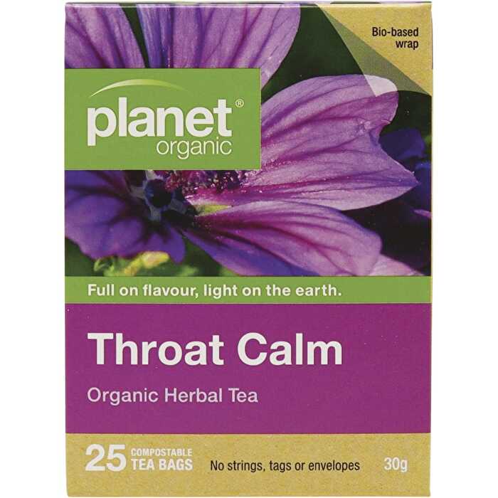 Throat Calm Herbal Tea, 25 Tea Bags P3277