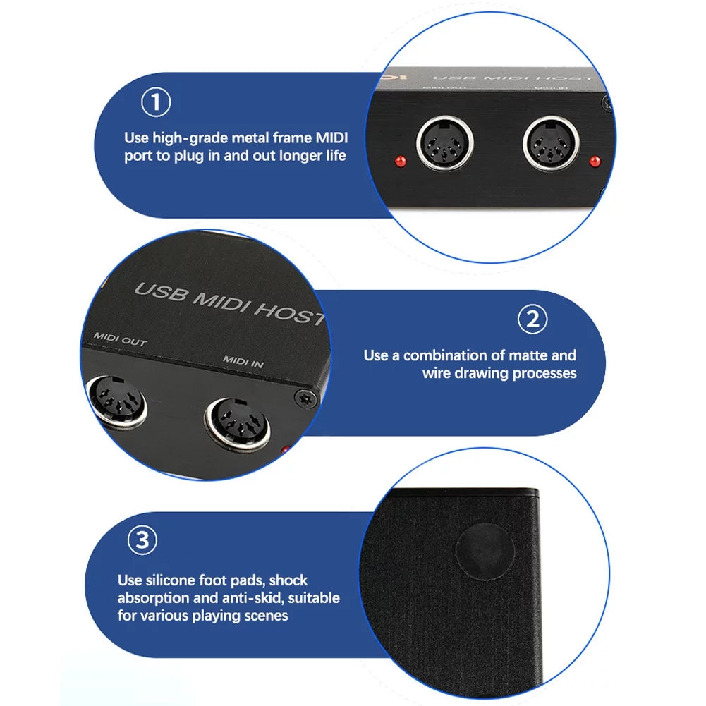 USB to MIDI Interface J8042