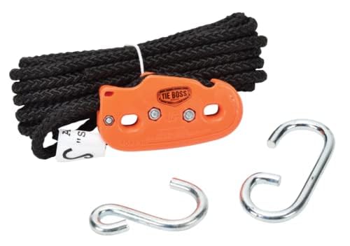 1/4 Inch Medium Duty Tie Down with 15 ft Rope O933857