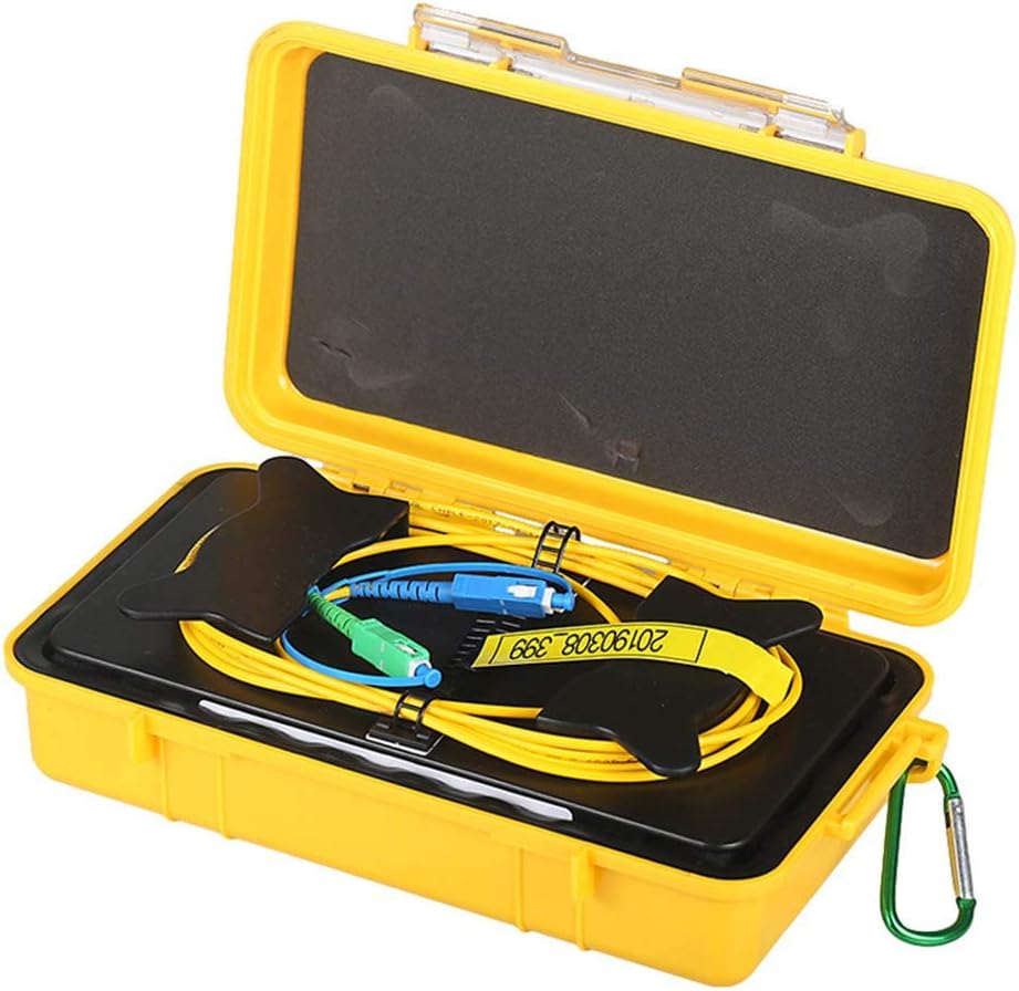 Fiber Optic OTDR Launch Cable Box G652D Singlemode 9/125 SC/UPC-SC/APC Connector (500M) M6312