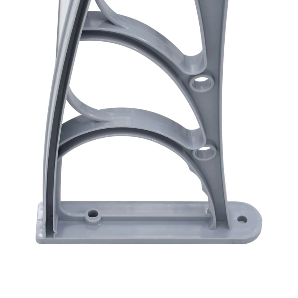 Door Canopy Gray 118.1"x39.4" PC U874