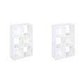 White 6-Cube Stackable Organizer Storage (2 Pack) X321700