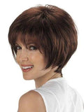 Rosewood Brown 8 Synthetic Wig with Reddish Gold Tones Q744