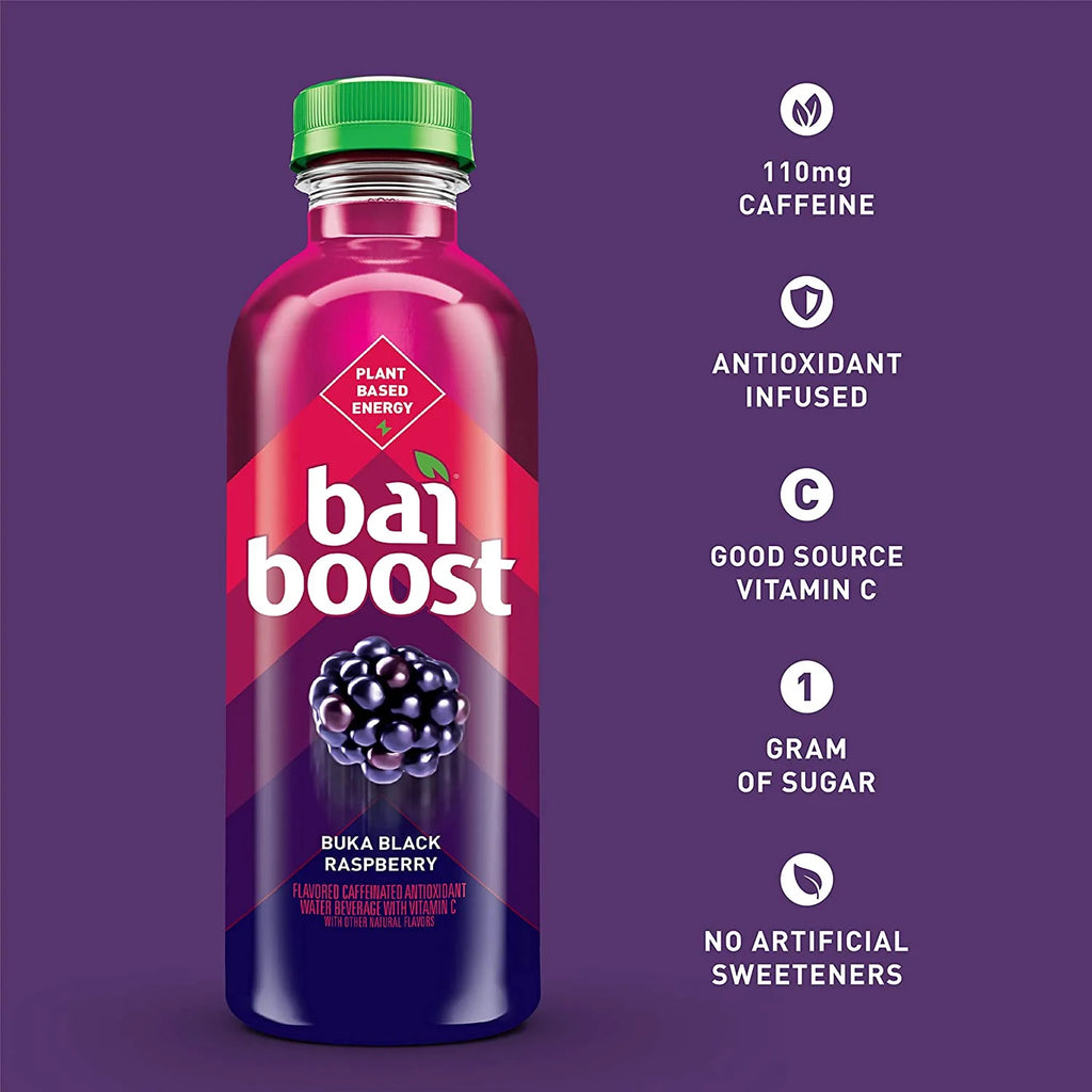 Black Raspberry Antioxidant Infused Beverage, 18 fl oz (Pack of 12) R8646