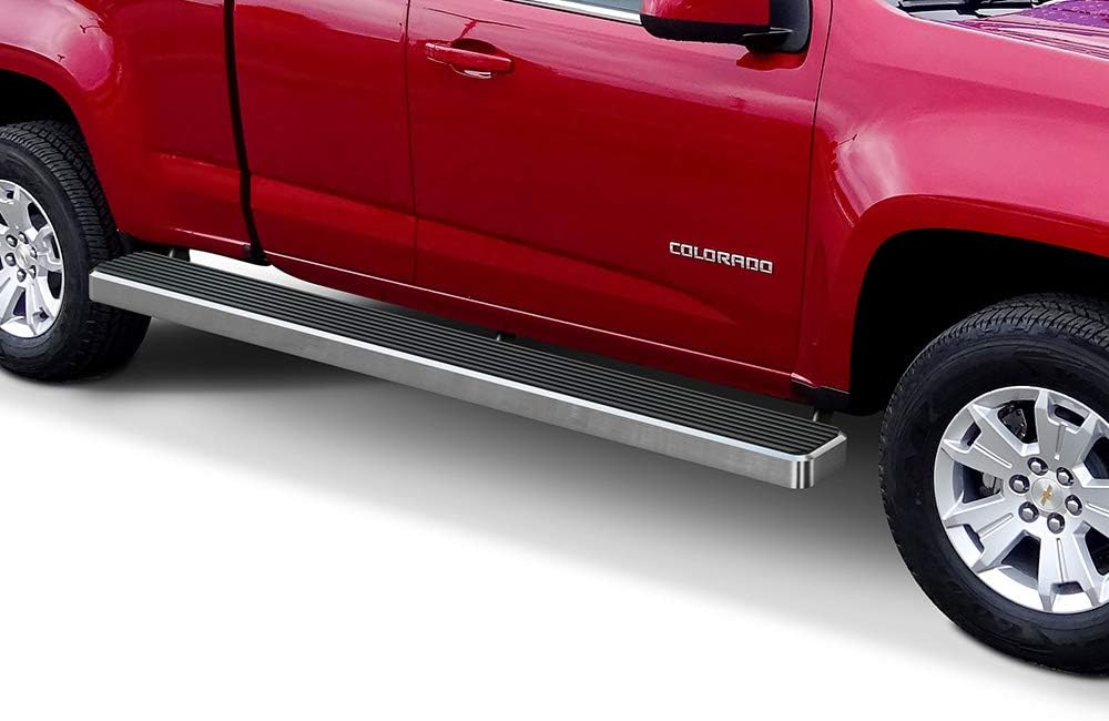 Black Powder Coated Stainless Steel Running Boards Nerf Bars Side Steps Step Rails W6187