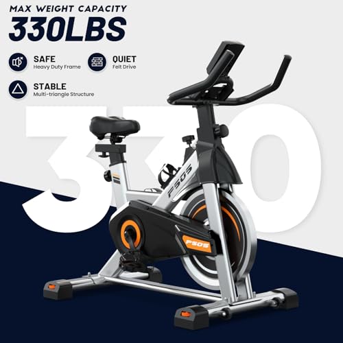 Indoor Cycling Exercise Bike with Digital Display X5115