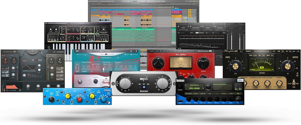 Audio Interface Full Studio Bundle with MIDI Pad Controller, Bluetooth Monitors, Boom Arm and Headphones P680237