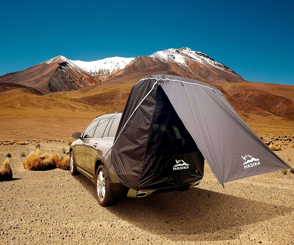 Black Waterproof 3000MM Tailgate Shade Awning Tent G45452