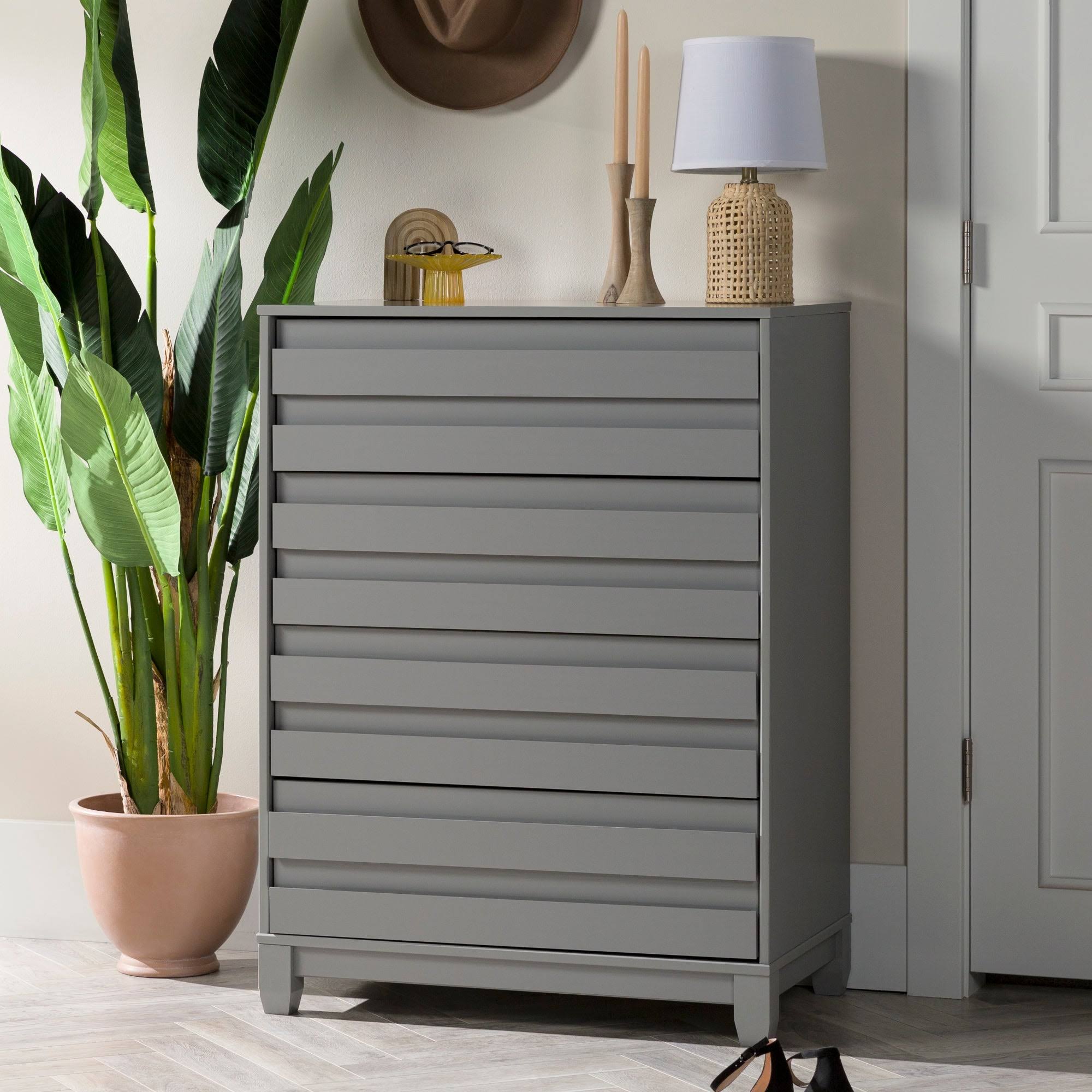 Black 4-Drawer Chest O4155