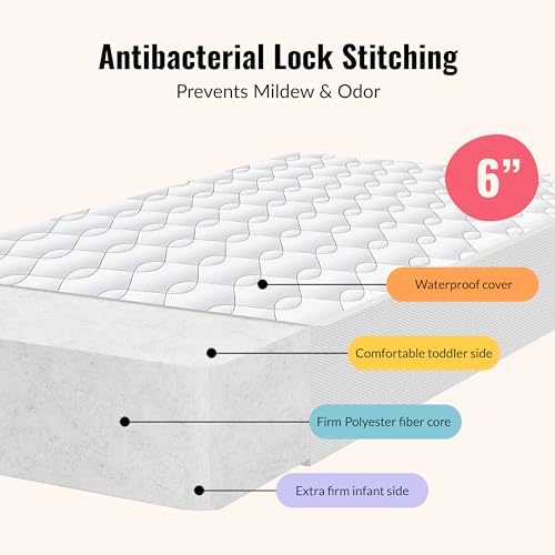 Full Size Firm Foam Crib and Toddler Bed Mattress X988