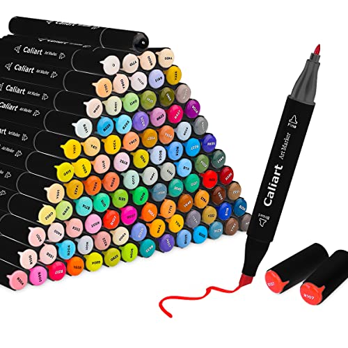 100 Colors Dual Tip Alcohol Based Markers P171748