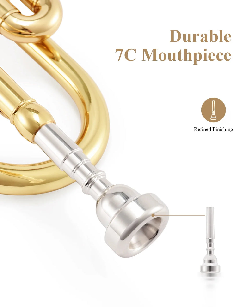 Bb Standard Brass Trumpet with Case N38647