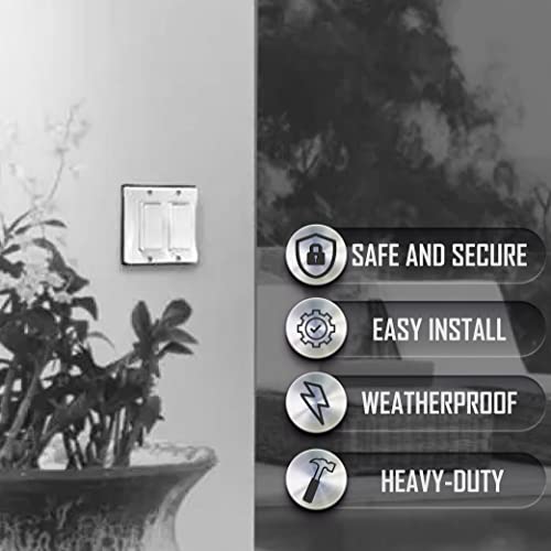 3-Gang Weatherproof Cover, White B7602