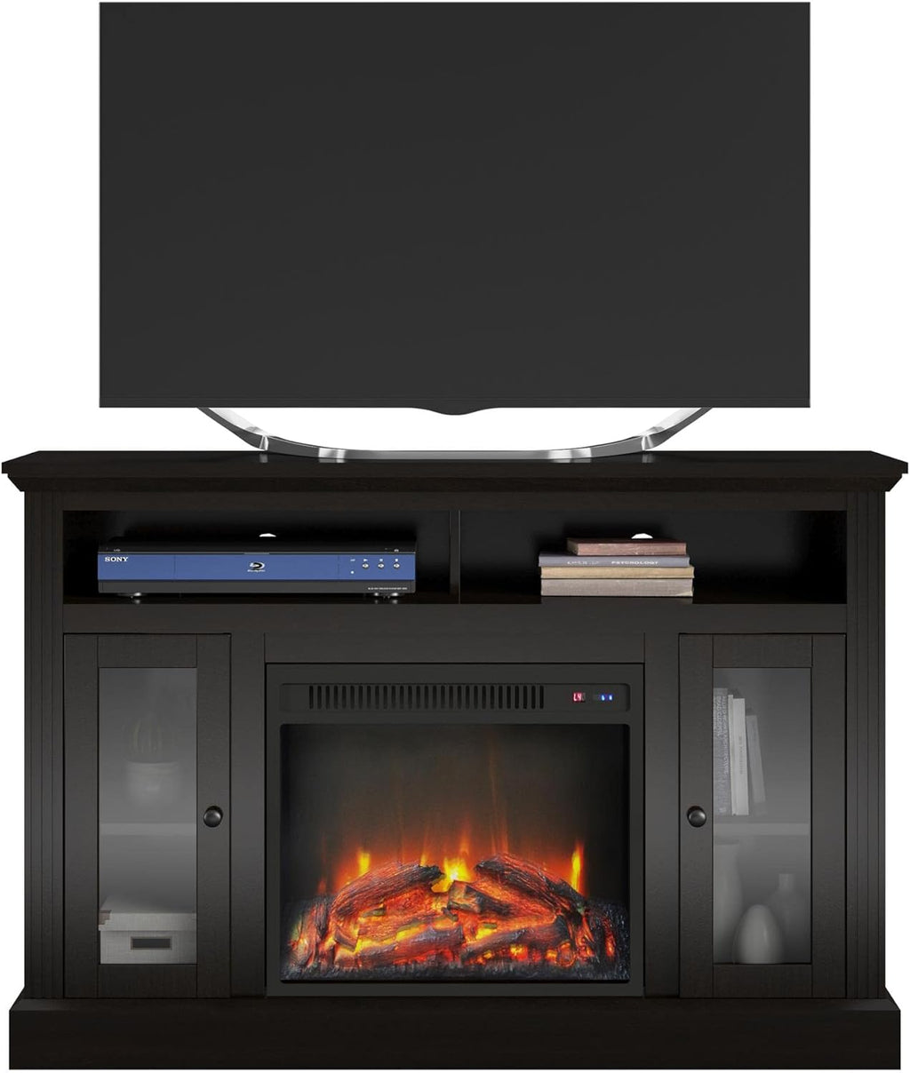 Espresso Electric Fireplace TV Console Z5014