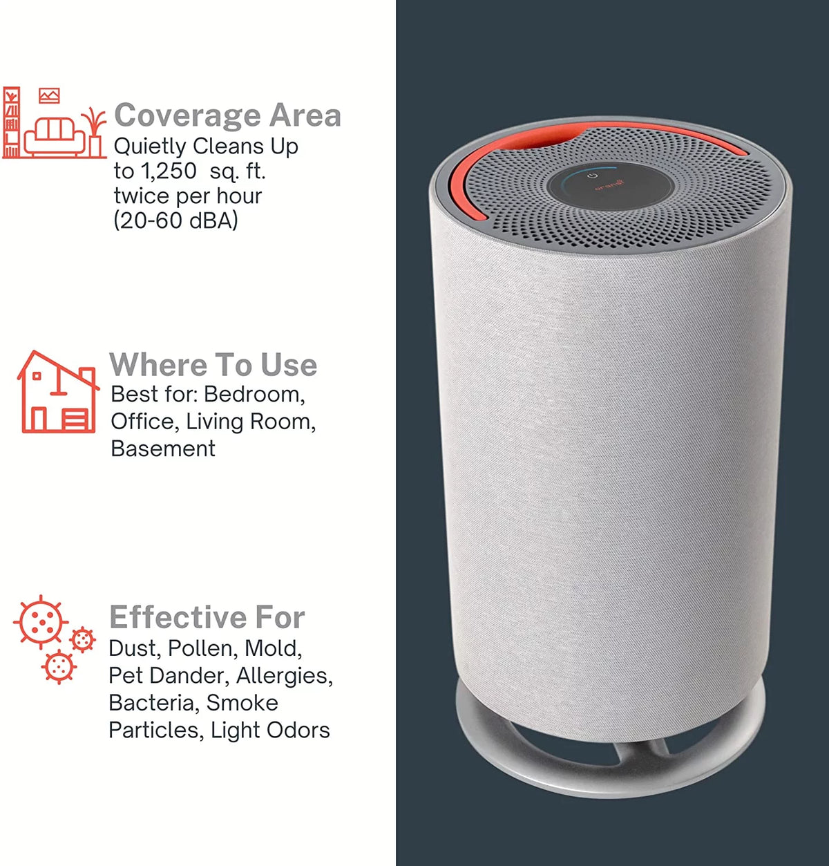 Large Rooms Air Purifier B642