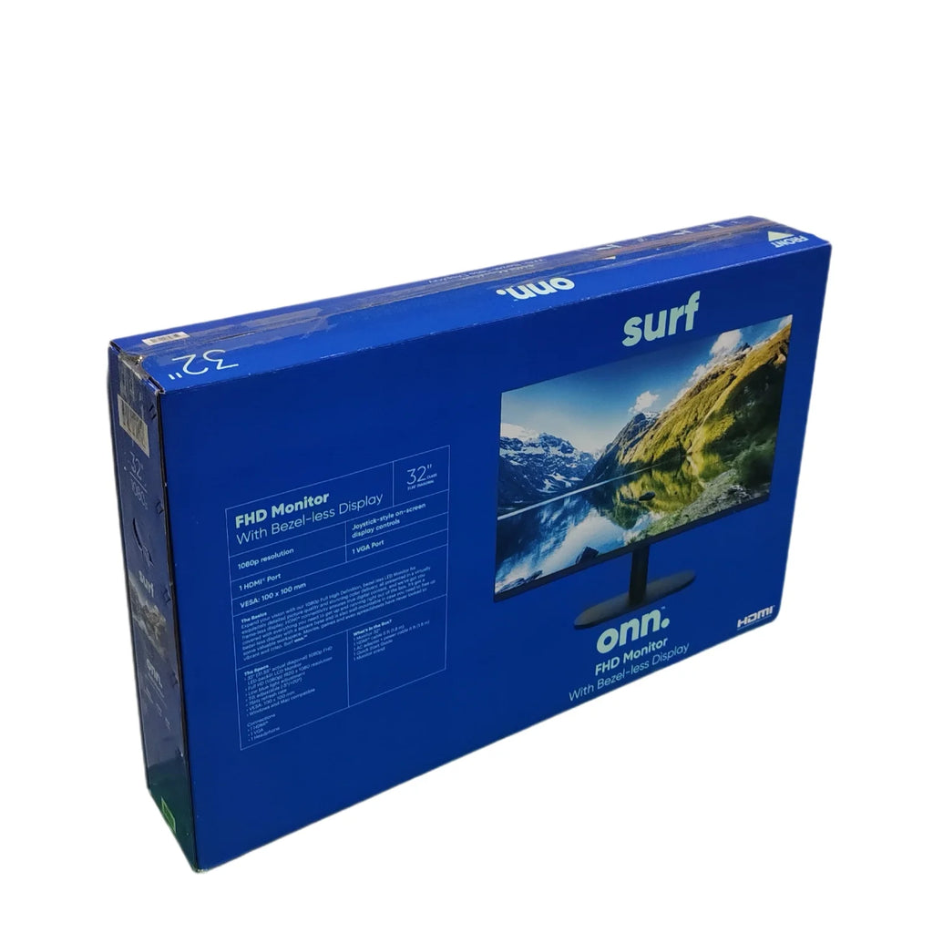 32" FHD 75hz Bezel-Less Office Monitor, Black C537