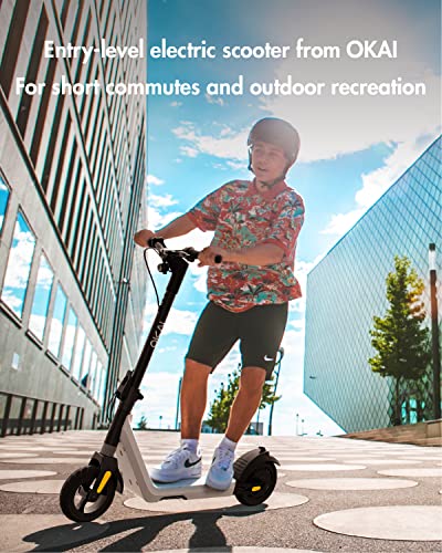 15.5 Miles Range 15 MPH 500W Peak Motor 8" Flat-Free Tires Foldable Electric Scooter U1791
