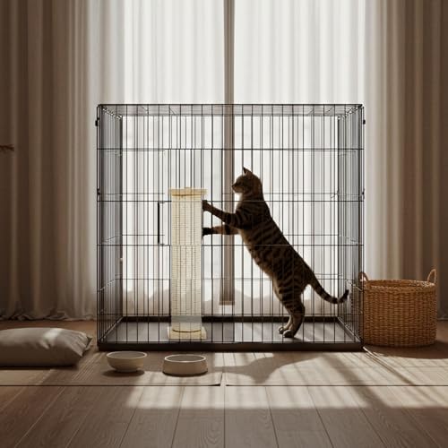 3 Pack Cat Scratching Post 13 Inch Wooden Sisal J105776