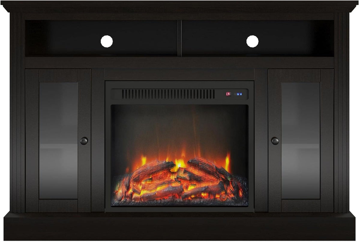Espresso Electric Fireplace TV Console Z5014
