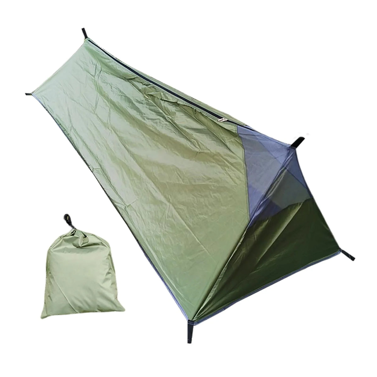 Green Ultralight Waterproof Backpacking Tent H93773