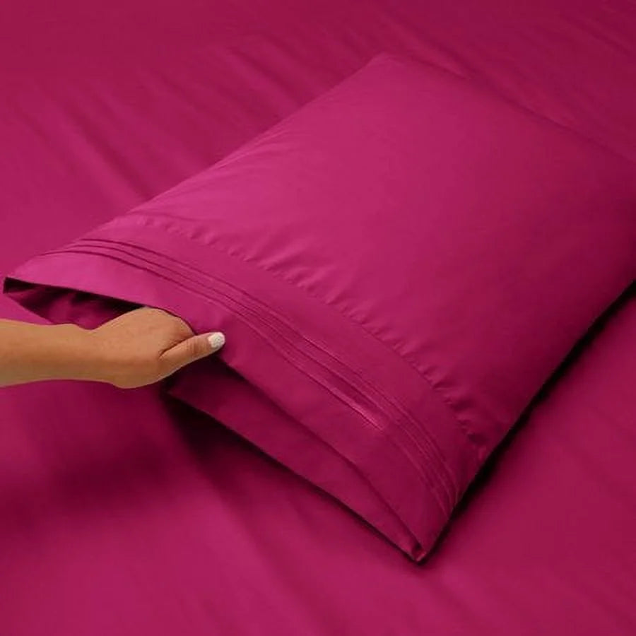 1800 Thread Count 4 Piece Deep Pocket California King Size Sheet Set G803