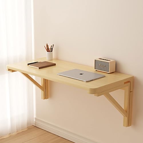 Solid Wood Wall Mounted Folding Desk 100*50CM U8078