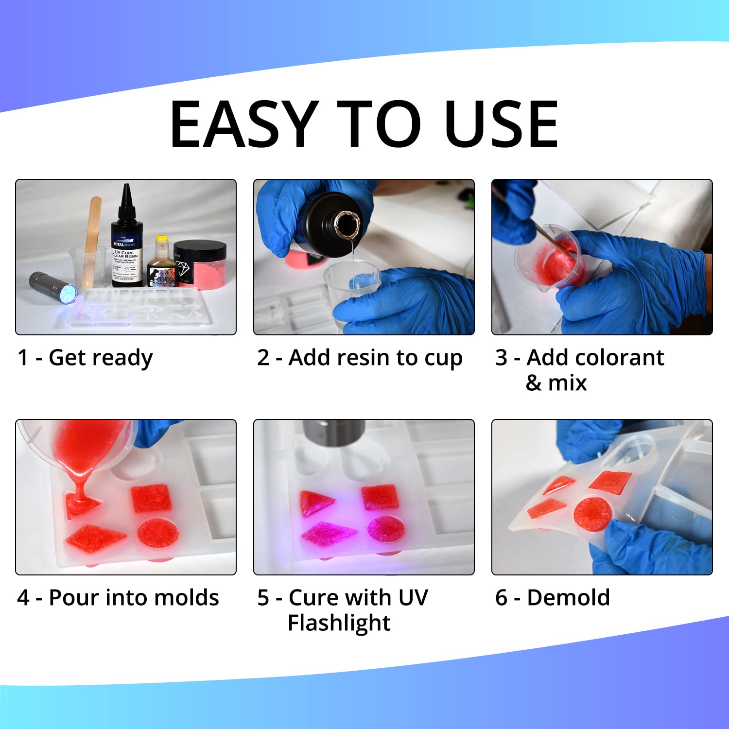 100g UV Cure Clear Acrylic Resin Kit K702650