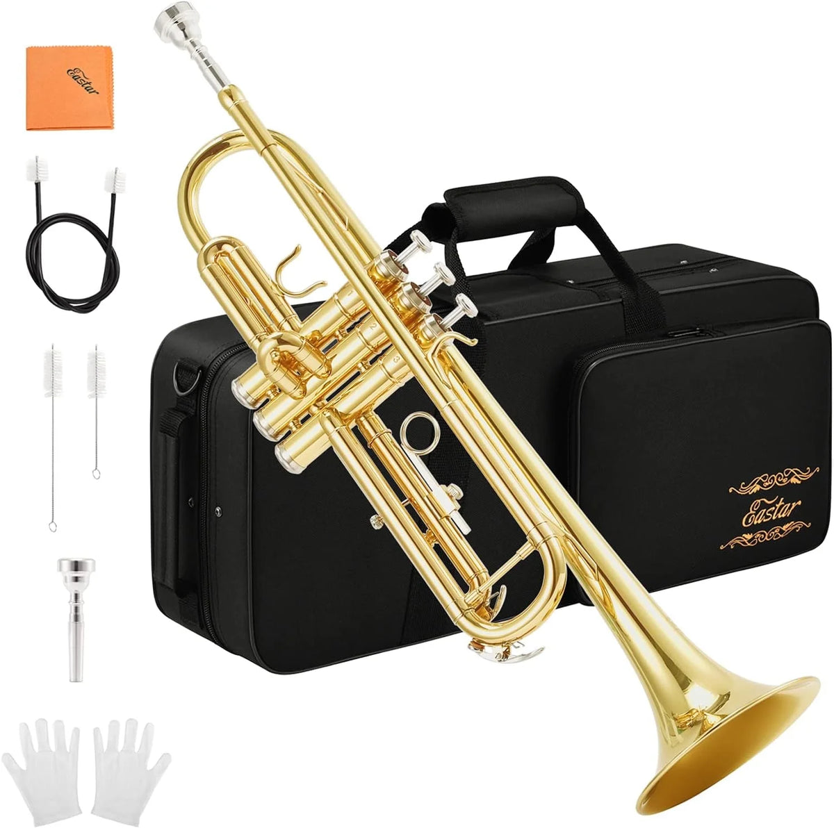 Bb Standard Brass Trumpet with Case N38647