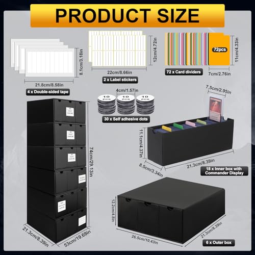 12 Drawer Trading Card Organizer Box U32545