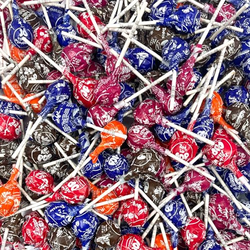 Chocolate Lollipops 140 Piece Bulk Candy Pack Individually Wrapped 6 Lbs G76369
