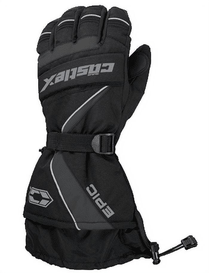 Gray Snowmobile Gloves D680003