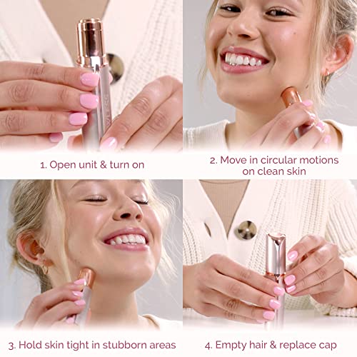 White/Rose Gold Painless Hair Remover A7411