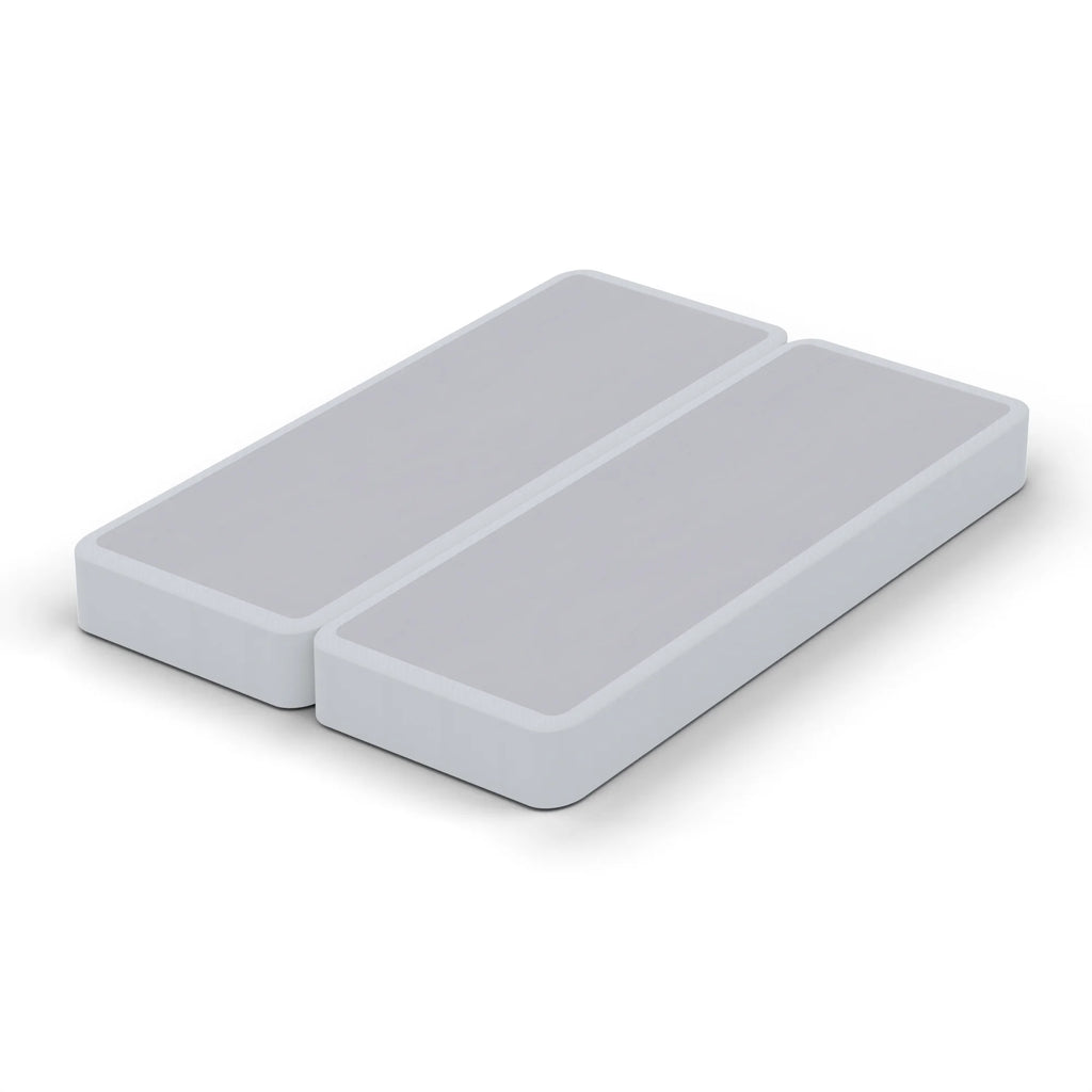 Twin White Wood Box Spring N81905