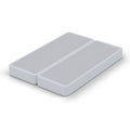 Twin White Wood Box Spring N81905