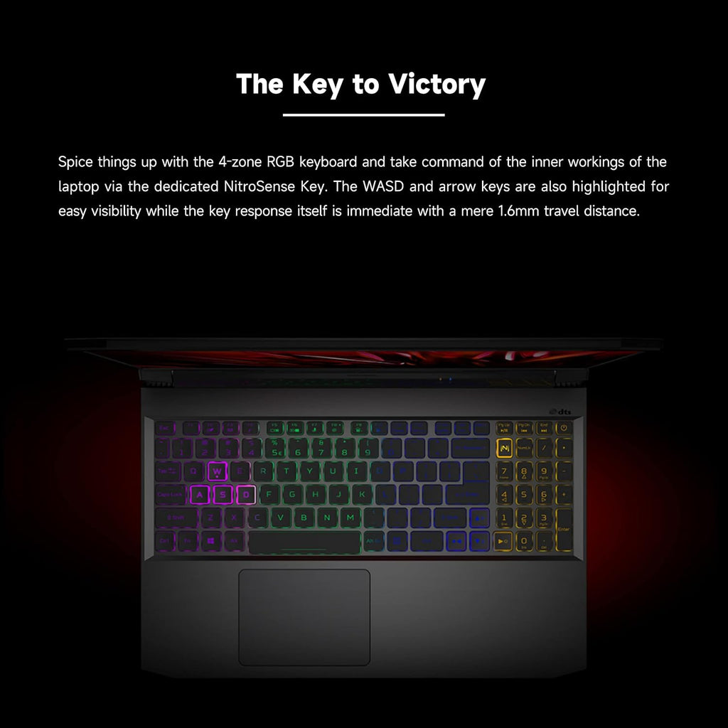 15.6" 144Hz FHD IPS Display Gaming Laptop with AMD Octa-Core Ryzen 7 5800H, GeForce RTX 3060, 16GB RAM, 1TB PCIe SSD G5994