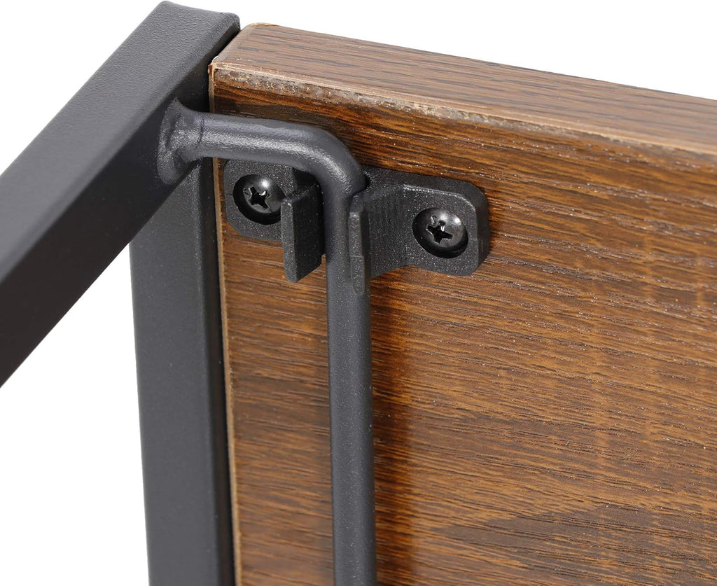 Espresso Folding Computer Desk P493743